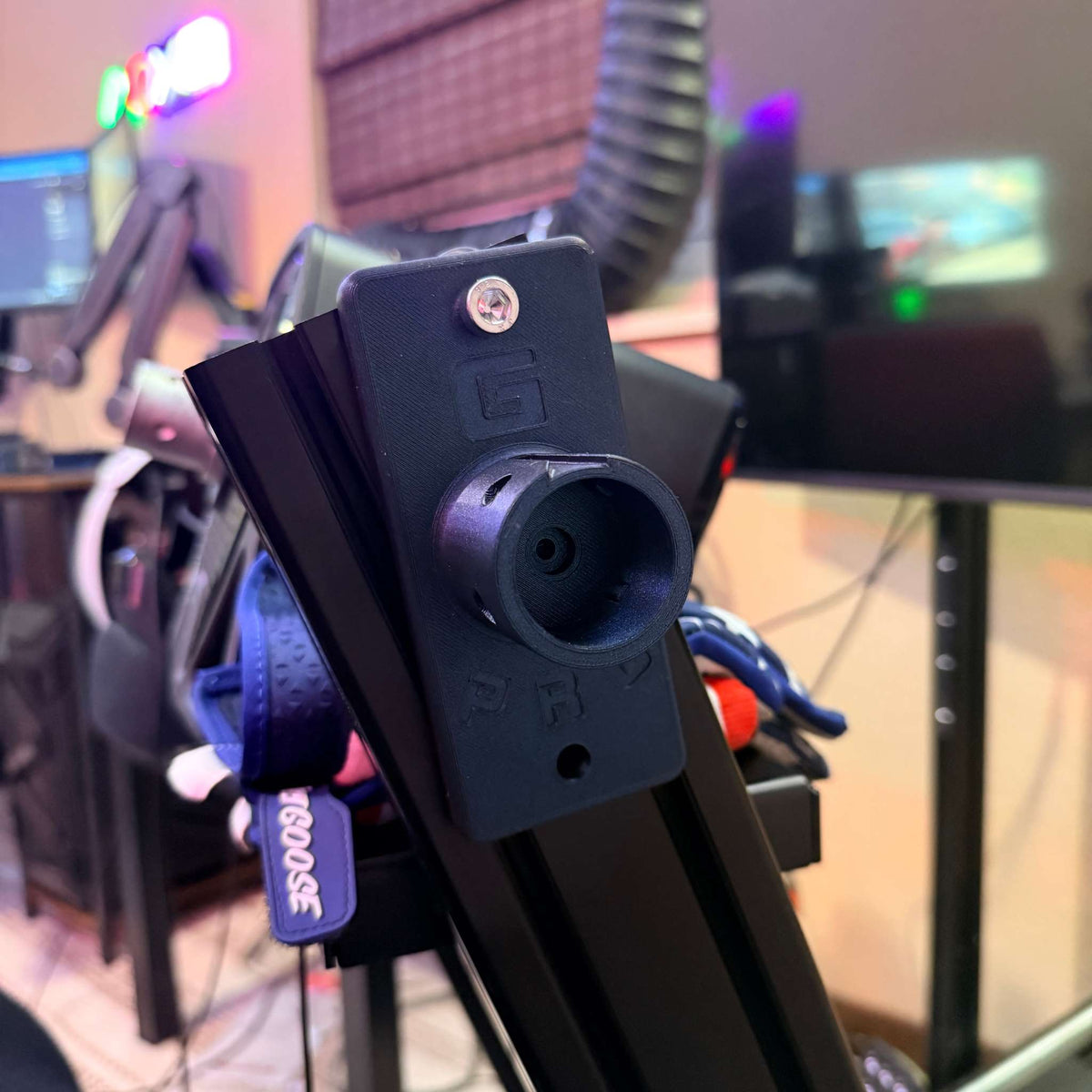 Quick Release Wall Wheel Mount for Logitech G pro and RS50 Direct Drive